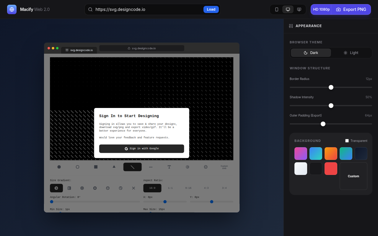 Macify Web Studio